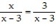 Write the word or phrase that best completes each statement or answers the question.    Provide an appropriate response. -Without multiplying by the least common denominator and solving, explain why the rational equation   has no solution. (Hint: Examine both numerators and denominators carefully.)