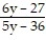 Write the rational expression in lowest terms. -  A)  -   B)    C)    D)   