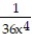 Find the least common denominator for the fractions in the list. -  ,   ,   A)  90x<sup>20 </sup> B)  180x<sup>5 </sup> C)  36x<sup>2 </sup> D)  60x<sup>5 </sup>