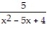 Find the least common denominator for the fractions in the list. -    A)  (x - 4) (x - 1)  B)  (x - 1) (x - 5)  C)  (x + 4) (x + 1) (x - 5)  D)  (x - 4) (x - 1) (x - 5) 