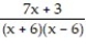Add or subtract. Write the answer in lowest terms. -  +   A)    B)    C)    D)   