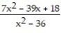 Add or subtract. Write the answer in lowest terms. -  +   A)    B)    C)    D)   