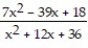 Add or subtract. Write the answer in lowest terms. -  +   A)    B)    C)    D)   
