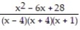 Add or subtract. Write the answer in lowest terms. -  -   A)    B)    C)    D)   