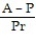 Solve -P =   for t A)  t = P - rA B)  t =   C)  t =   D)  t =  