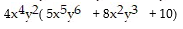 Factor out the greatest common factor. -20     + 32     + 40     A)    B)    C)    D)  No common factor (except 1) 