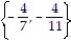 Choose the one alternative that best completes the statement or answers the question.Solve the equation. -( 4y + 11) ( 4y + 11)  = 0 A)    B)  { 7, 7} C)    D)   