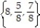 Choose the one alternative that best completes the statement or answers the question.Solve the equation. -(x - 8) ( 64x<sup>2</sup> + 96x + 35)  = 0 A)    B)  { 8} C)    D)   