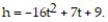 Write the word or phrase that best completes each statement or answers the question.    Provide an appropriate response. -The height of an object after t seconds is given by the equation   When   , solving for t means finding the time when the object hits the ground. A student uses the quadratic formula and finds 2 solutions. One is negative and the other positive. Which solution makes sense? Which does not? Why?