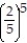 Choose the one alternative that best completes the statement or answers the question.   Write the expression using exponents. -            A)    B)    C)  6   D)   