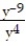 Simplify by writing the expression with positive exponents. Assume that all variables represent nonzero real numbers -  A)    B)  y<sup>13 </sup> C)    D)   