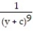 Simplify by writing the expression with positive exponents. Assume that all variables represent nonzero real numbers -  A)  (   B)    C)  y + c D)   
