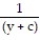Simplify by writing the expression with positive exponents. Assume that all variables represent nonzero real numbers -  A)  (   B)    C)  y + c D)   