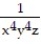 Simplify by writing the expression with positive exponents. Assume that all variables represent nonzero real numbers -  A)    B)    C)    D)   