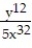 Simplify by writing the expression with positive exponents. Assume that all variables represent nonzero real numbers -  A)    B)  5     C)    D)    .
