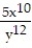 Simplify by writing the expression with positive exponents. Assume that all variables represent nonzero real numbers -  A)    B)  5     C)    D)    .