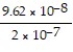 Perform the indicated operation. Write the answer in scientific notation. -  A)  9.62 × 10<sup>-</sup><sup>15 </sup> B)  9.62 × 10<sup>-</sup><sup>1 </sup> C)  4.81 × 10<sup>-</sup><sup>1 </sup> D)  4.81 × 10<sup>-</sup><sup>15 </sup>