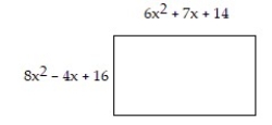 Provide an appropriate response. -Find a polynomial that represents the perimeter.   A)  28   + 6x + 60 B)  28   + 6x + 30 C)  14   + 3x + 30 D)  20   + 10x + 30