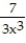 Choose the one alternative that best completes the statement or answers the question.Perform the division. Write the answer with positive exponents. -  A)  6x<sup>3</sup> + 21x<sup>10</sup> + 6x<sup>8</sup> + 6x<sup>6</sup> + 7x<sup>5 </sup> B)  6x<sup>3</sup> + 7x<sup>2</sup> + 2 +   +   C)  6x<sup>3</sup> + 7x<sup>2</sup> + 2 D)  18x<sup>11</sup> + 7x<sup>2</sup> + 2 +   +  