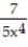 Choose the one alternative that best completes the statement or answers the question.Perform the division. Write the answer with positive exponents. -  A)  20x<sup>8</sup> - 5x<sup>2</sup> + 3 +   +   B)  4x<sup>3</sup> - 5x<sup>2</sup> + 3 C)  4x<sup>2</sup> - 5x + 3 +   +   D)  4x<sup>3</sup> - 25x<sup>7</sup> + 15x<sup>6</sup> + 40x<sup>4</sup> + 7x<sup>2 </sup>