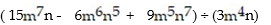 Perform the division. -  A)    B)    C)    D)  26