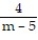 Perform the division. -( 5m<sup>2</sup> + 5m - 10)  ÷ ( m + 2)  A)  5m - 5 B)  5m - 5 +   C)  5m + 5 D)  m - 5