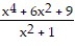 Perform the division. -  A)  x<sup>2</sup> + 5 +   B)  x<sup>2</sup> + 5x + 2 C)  x<sup>2</sup> + 5 D)  x<sup>2</sup> + 5 +  