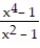 Perform the division. -  A)    - 1 B)    + 1 C)    D)    + 6x - 1
