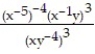 Simplify, and write the answer using only positive exponents. Assume all variables represent nonzero numbers. -  A)      B)      C)      D)     