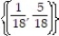 Solve the system by elimination. -  = 5 9x - 9y = 10 A)    B)    C)  {(x, y) |= 5}   D)   