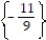 <strong>Choose the one alternative that best completes the statement or answers the question Solve the equation. -(y - 3) - (y + 8) = 9y</strong> A) B) C) D)