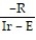Solve the formula for the specified variable. -I =   for n A)  n =   B)  n =   C)  n =  