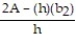 Solve the formula for the specified variable. -A =   h(b<sub>1</sub> + b<sub>2</sub>)  for b<sub>1</sub> A)  b<sub>1</sub> =   B)  b<sub>1</sub> =   C)  b<sub>1</sub> =   D)  b<sub>1</sub> =  