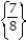 Solve the equation. -  =   A)  { 8} B)    C)    D)  { 7}