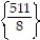 Solve the equation. -  =   A)  { 8} B)    C)    D)  { 7}