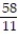 Evaluate the expression for the given values. If necessary, round to the nearest tenth. -  x = 8, y = 3 A)  3 B)  2 C)    D)   