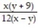 Evaluate the expression for the given values. If necessary, round to the nearest tenth. -  x = 6, y = 3 A)  3 B)  1 C)  2 D)  0