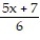 Decide whether the problem is an equation or an expression. -  =   - 4 A)  Equation B)  Expression