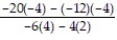 Perform the indicated operation. -  A)  4 B)  1 C)  -1 D)  -2