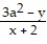 Evaluate the expression, given x = -2, y = 3, and a = -4. -  A)  -   B)    C)  0 D)  Undefined
