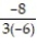 Write a numerical expression for the phrase and simplify it. -The sum of 44 and -8, divided by the product of 3 and -6 A)    ; -2 B)    ; -   C)    ; - 12 D)  44 +   ; -2