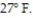 Solve the problem. -The windchill temperature was -   , and the actual temperature was   Find the difference between the actual temperature and the windchill temperature. A)  25°F B)  29°F C)  31°F D)  58°F