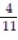 <strong>Write the improper fraction as a mixed number. - </strong> A) 3 B) 4 C) 3 D) 4