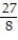 <strong>Write the mixed number as an improper fraction. -3 </strong> A) B) C) D)