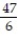 <strong>Write the answer as a fraction in lowest terms. -6 . 1 </strong> A) B) 11 C) D)