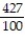 Choose the one alternative that best completes the statement or answers the question. Write the decimal as a fraction. Do not write in lowest terms. -8.54 A)    B)    C)    D)   