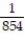 Choose the one alternative that best completes the statement or answers the question. Write the decimal as a fraction. Do not write in lowest terms. -8.54 A)    B)    C)    D)   