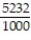 Choose the one alternative that best completes the statement or answers the question. Write the decimal as a fraction. Do not write in lowest terms. -5.232 A)    B)    C)    D)   