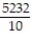 Choose the one alternative that best completes the statement or answers the question. Write the decimal as a fraction. Do not write in lowest terms. -5.232 A)    B)    C)    D)   