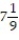 Write as a decimal. -  % A)  7.0011 B)  7.1111 C)  0. 7111 D)  0.0 711